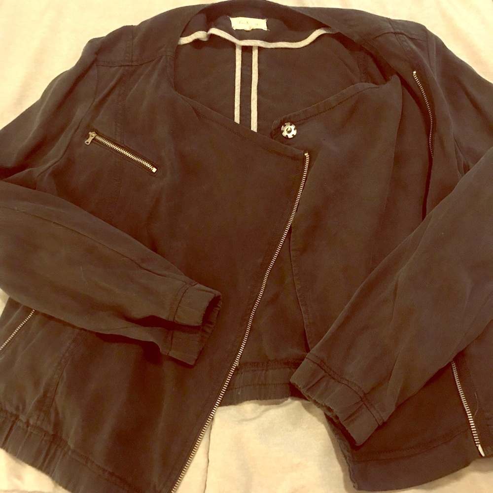 Black swing jacket